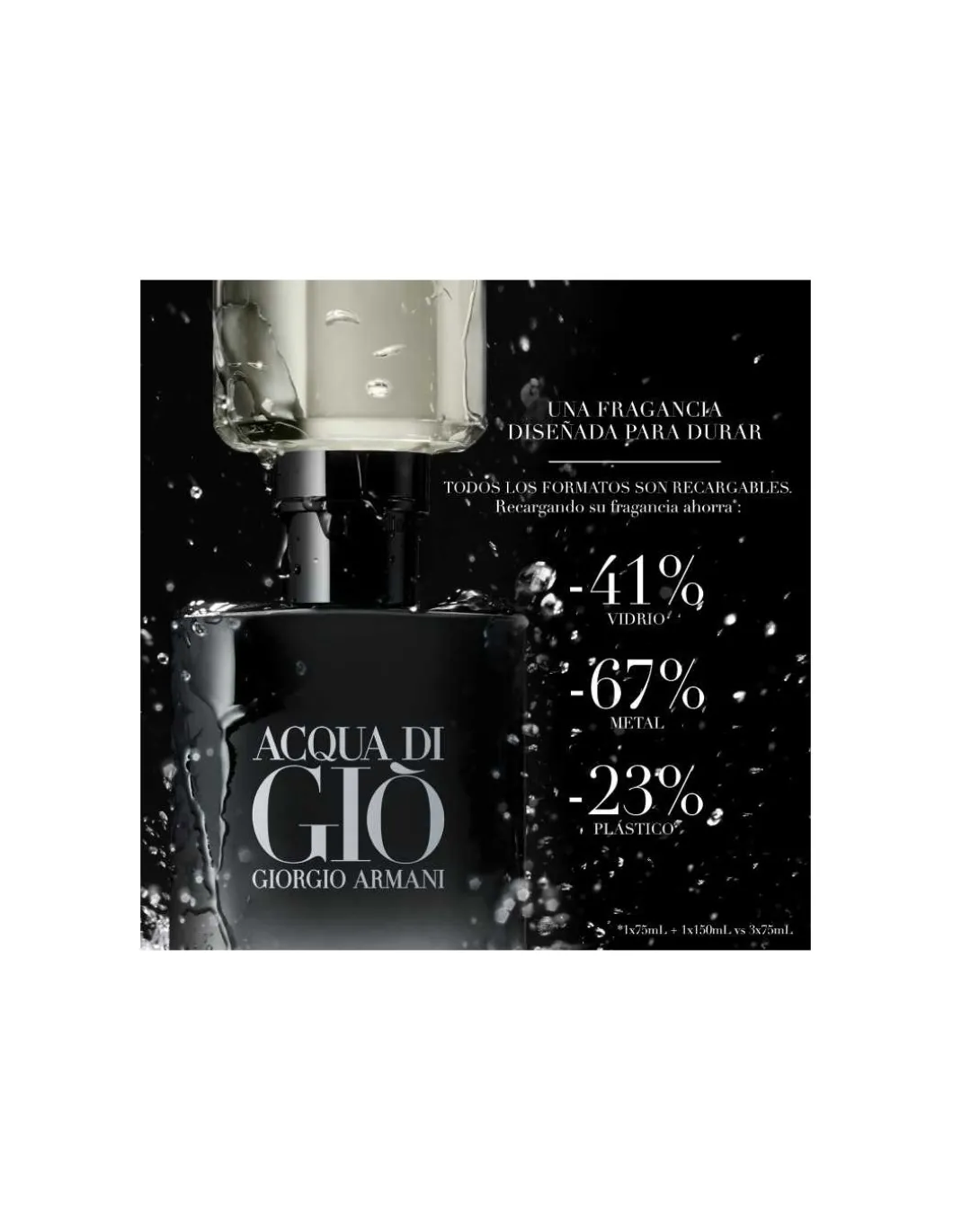 Acqua Di Gio Parfum Recargable | Armani