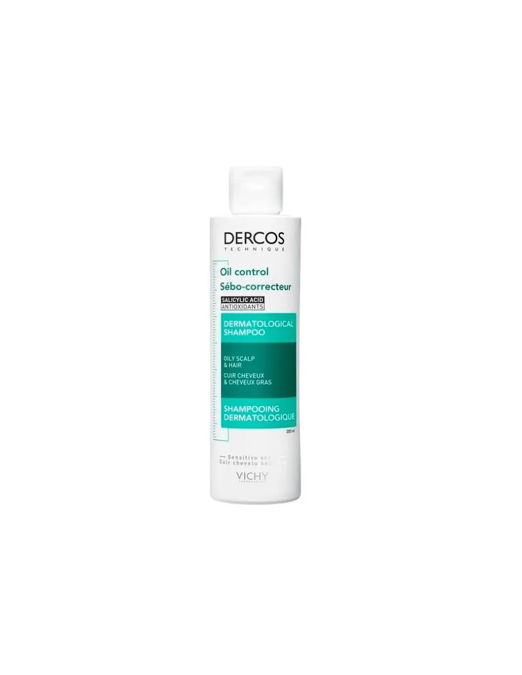 Dercos Champú Sebo Control Cabellos Grasos | Perfumerias Coqueteo