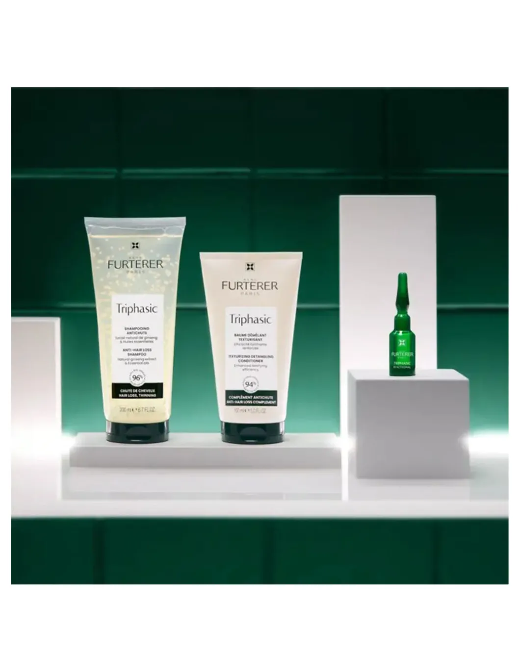 Perfumerías Coqueteo | René Furterer Triphasic Reactional 12 ampollas anticaída