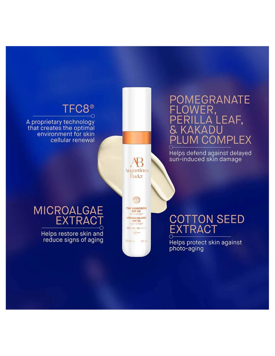 Perfumerías Coqueteo | The Sunscreen SPF50 Augustinus Bader