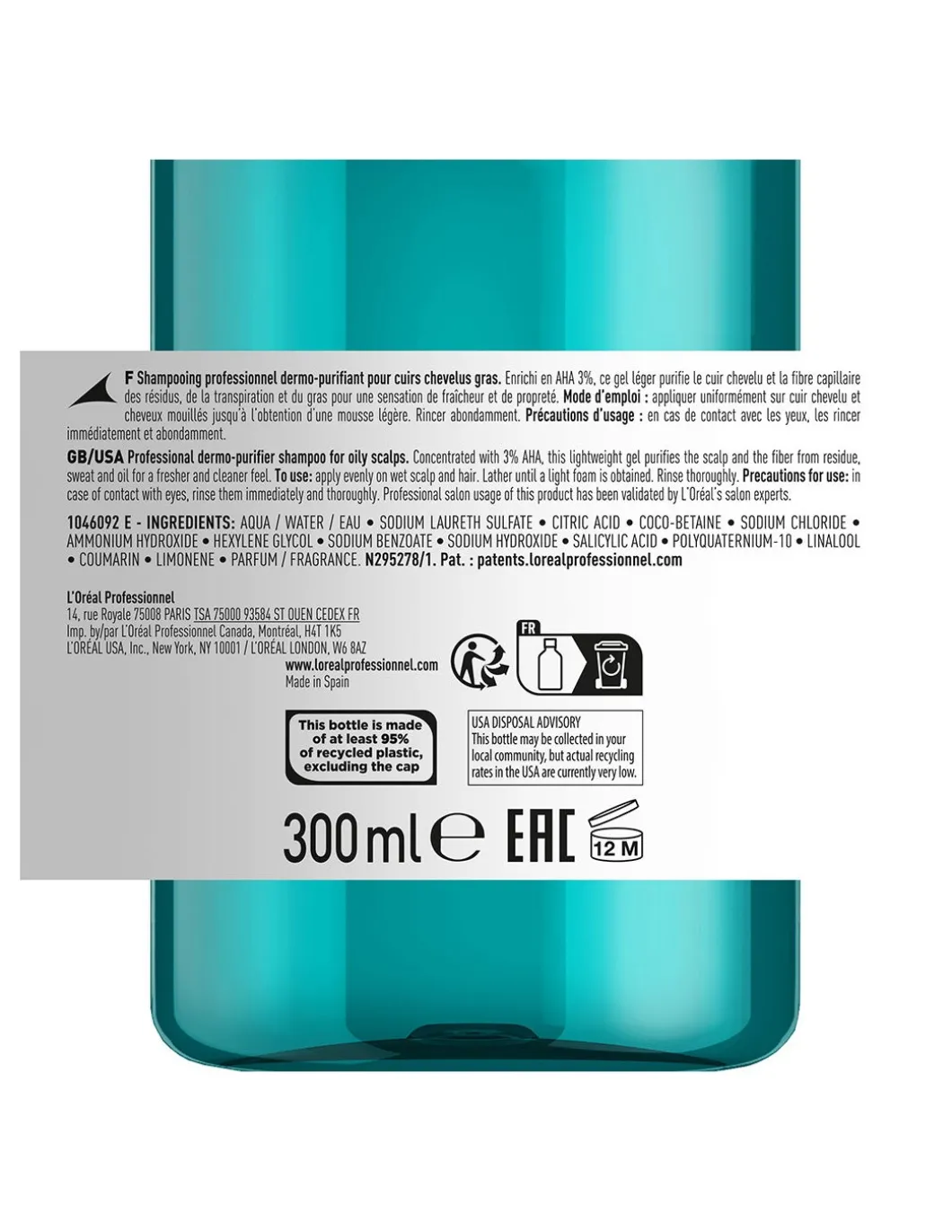 Scalp Advanced Champú Antigrasa | Perfumerias Coqueteo