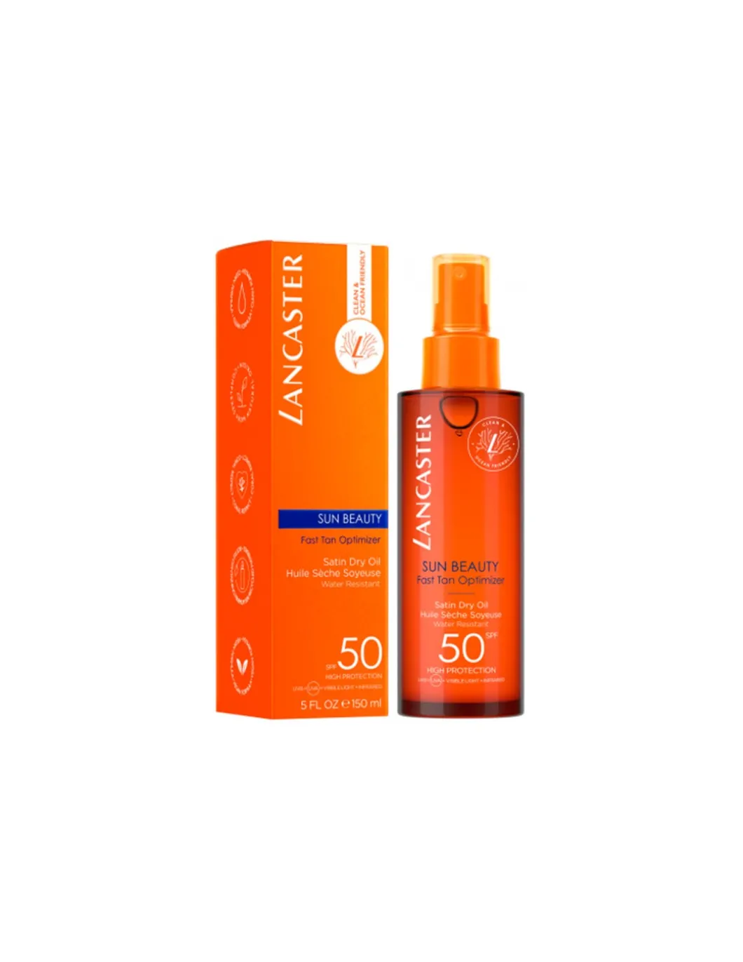 Sun Beauty Ultra Tanning Oil SPF50 | Lancaster
